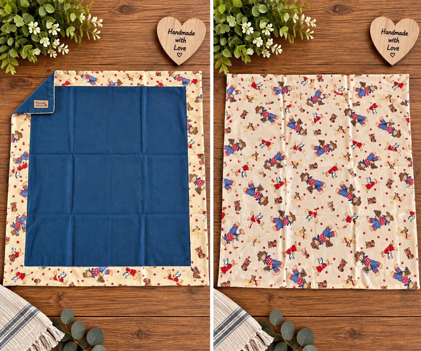 Baby Boy Receiving Blanket